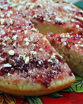 Пирог манник с йогуртом