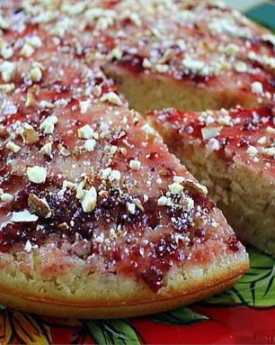 Пирог манник с йогуртом