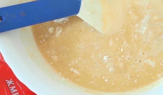 постный шоколадный манник с изюмом