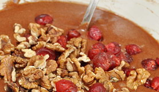 постный шоколадный манник