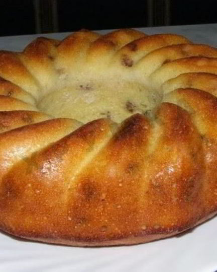 Рецепт простого манника на кефире с кокосовой стружкой без муки