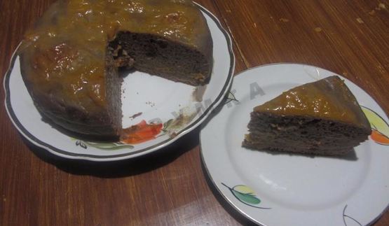 шоколадный манник на кефире в мультиварке