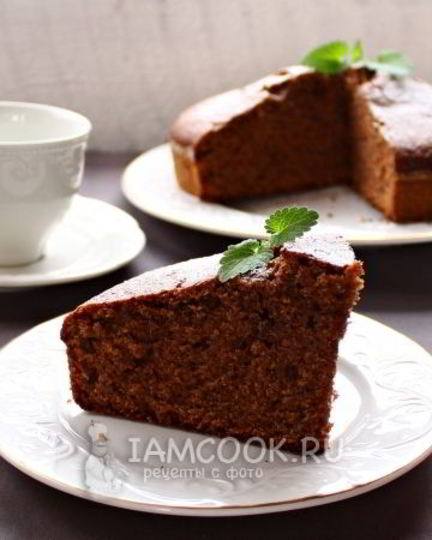 Рецепт шоколадного манника на молоке