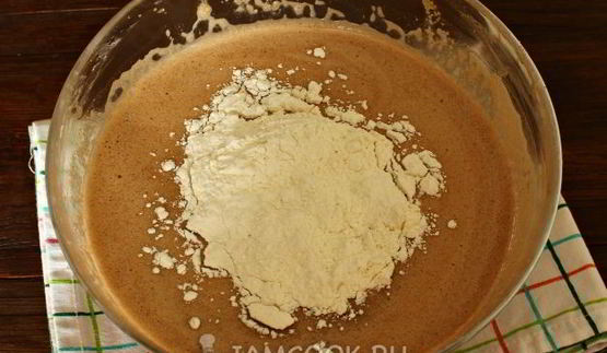 шоколадный манник на молоке