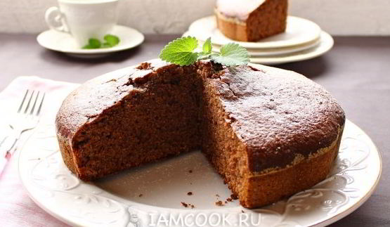 шоколадный манник на молоке