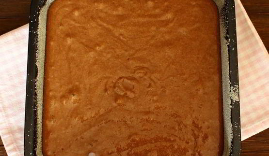 шоколадный манник с халвой