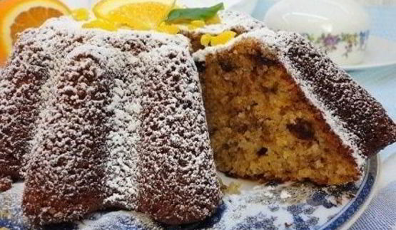 цитрусовый манник с финиками