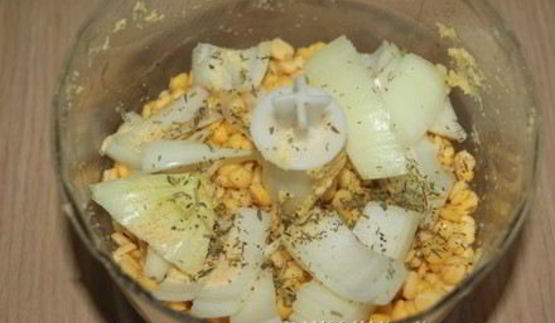 гороховые постные оладьи