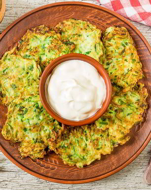 Кабачковые оладьи