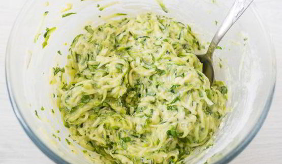 кабачковые оладьи