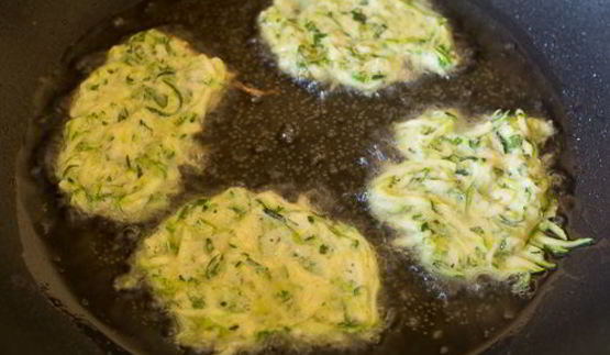 кабачковые оладьи