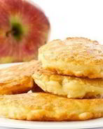 Оладушки с яблоком на кефире