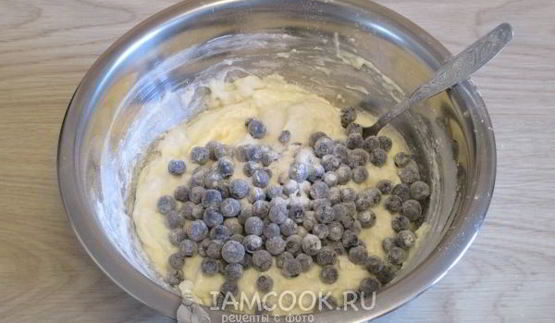 оладьи без яиц с ягодами