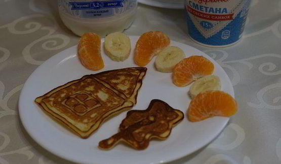 оладьи домик в деревне