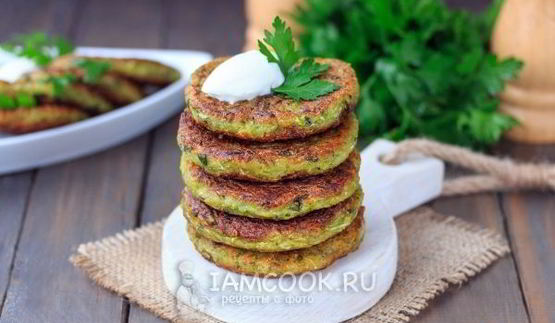 оладьи из кабачков без яиц