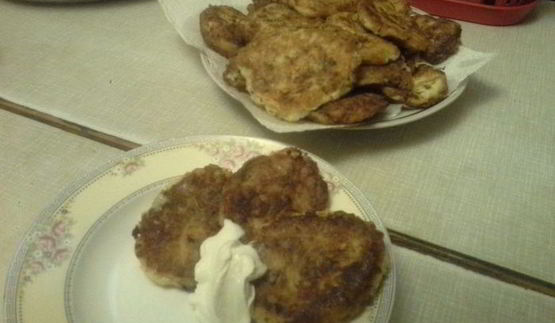 оладьи из кабачков с сыром и петрушкой