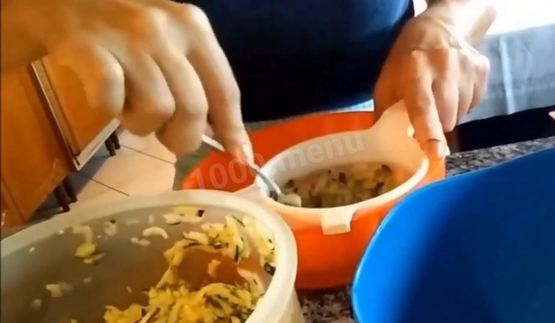 оладьи из кабачков с сыром и ветчиной