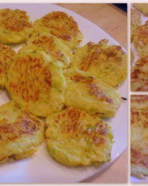 Оладьи из кабачков, запеченные в духовке