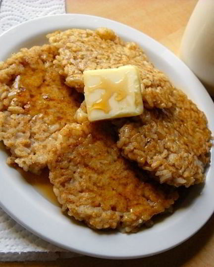 Рецепт оладий из риса