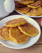 Оладьи из тыквы и яблок