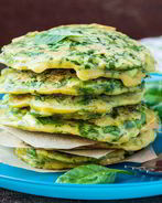 Оладьи из зелени