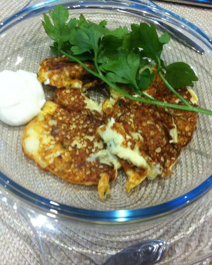 Рецепт оладий кефирных кабачковых