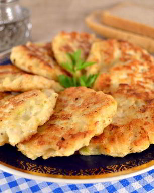 Оладьи куриные с рисом