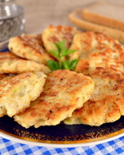 Рецепт оладий куриных с рисом