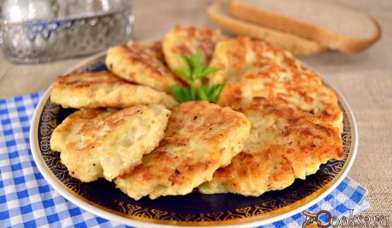 оладьи куриные с рисом