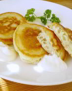 Оладьи на кефире и дрожжах