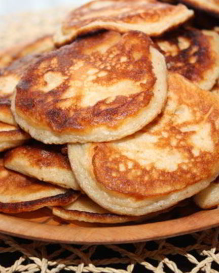 Рецепт оладий с яблоками