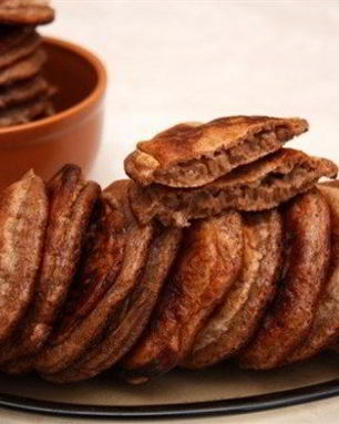 Оладьи шоколадные