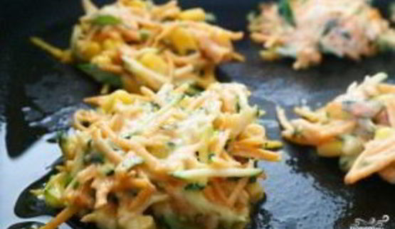 овощные оладьи