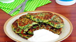 Куриные оладьи