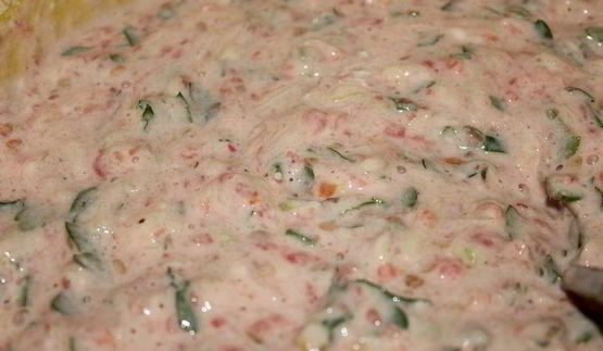 помидорно-кабачковые оладушки