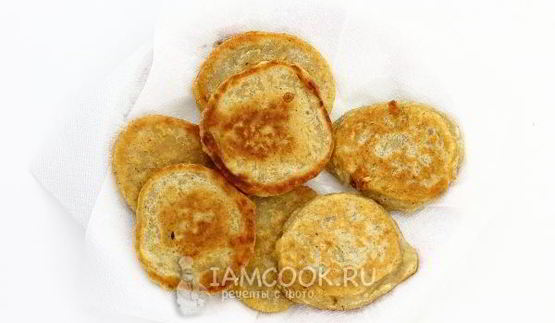 постные банановые оладьи