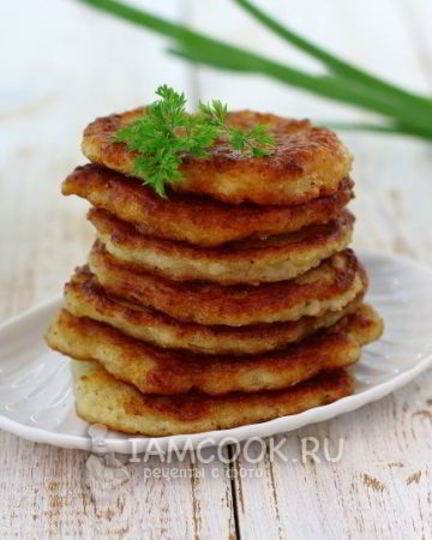 Рецепт постных капустных оладий