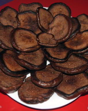 Шоколадные дрожжевые оладьи