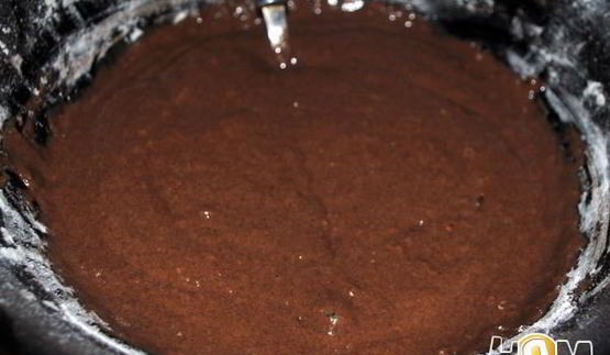 шоколадные дрожжевые оладьи