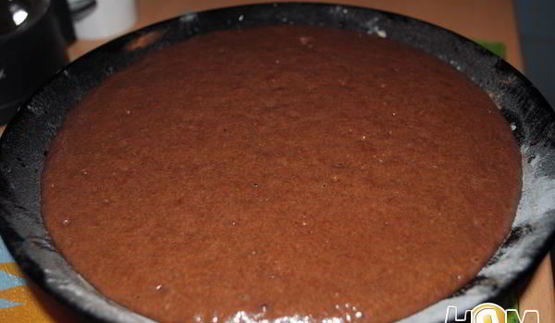 шоколадные дрожжевые оладьи