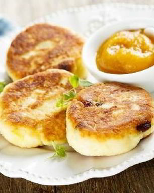 Сырно-картофельные оладьи