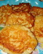 Яблочные оладьи на кефире