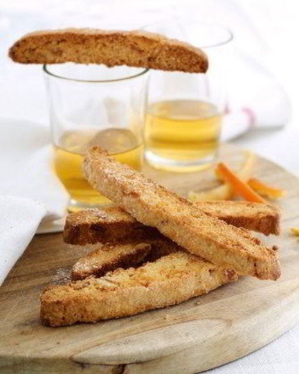 Рецепт апельсинового бискотти с белым шоколадом