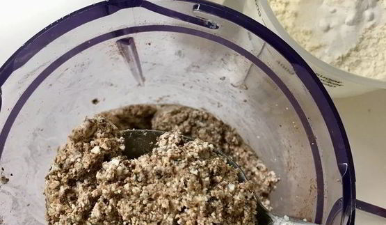 дважды малиновое печенье с персиком