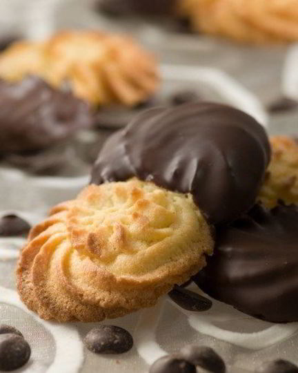 Рецепт курабьего в шоколадной глазури