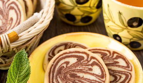 мраморное печенье