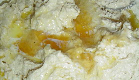 мягкое печенье с бананом и творогом