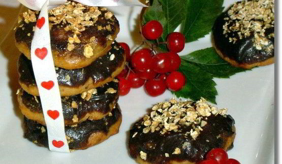 мягкое печенье с бананом и творогом