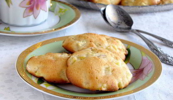 мягкое яблочное печенье