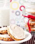 Овсяное печенье с кофейной глазурью